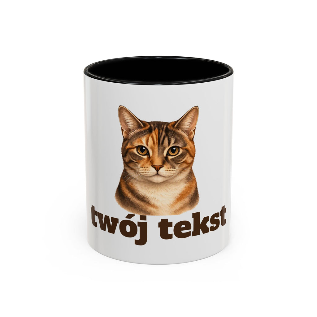 Kubek ceramiczny personalizowany - portret pupila oraz tekst