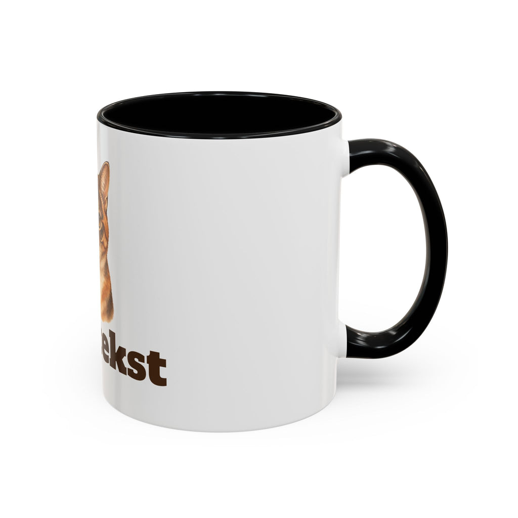 Kubek ceramiczny personalizowany - portret pupila oraz tekst