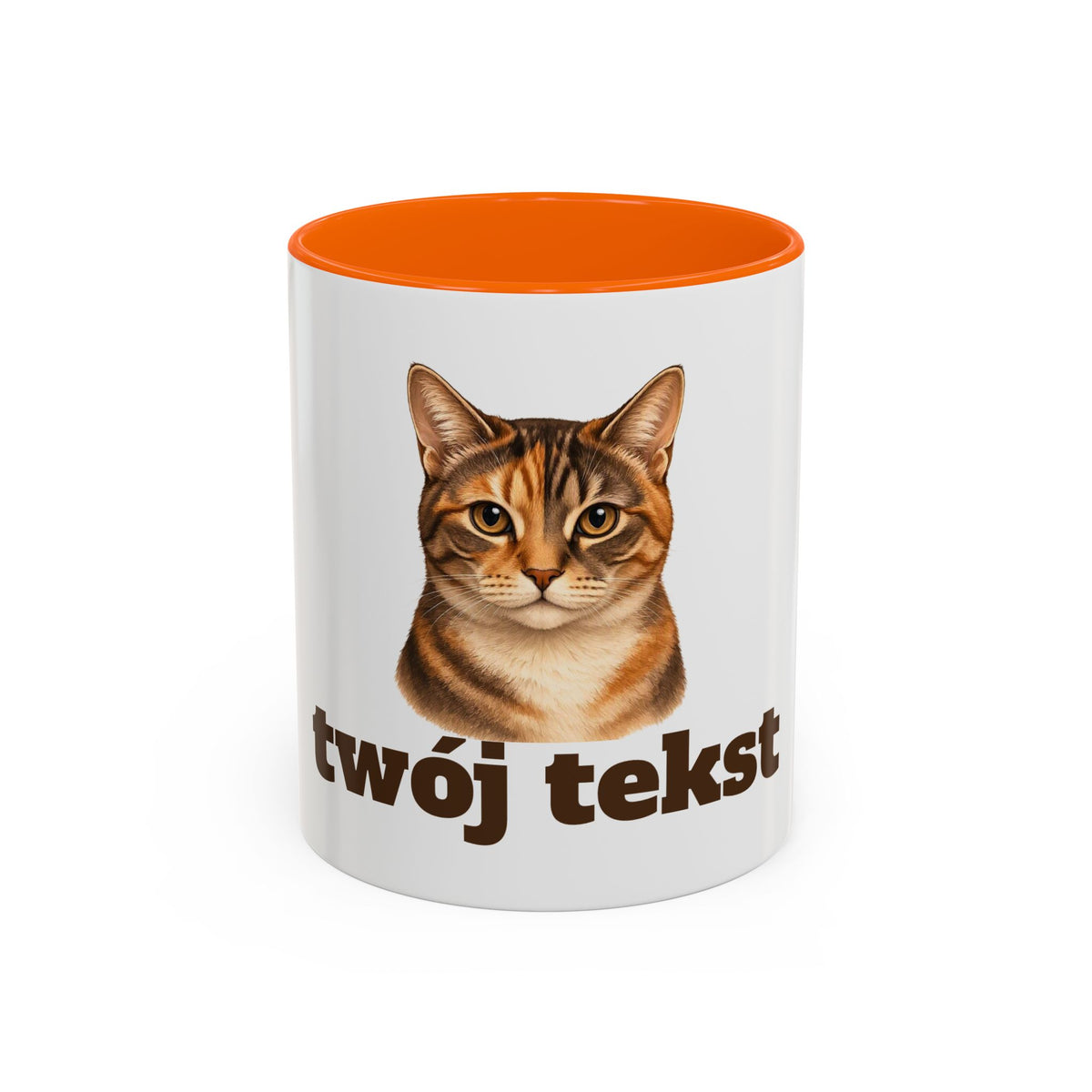 Kubek ceramiczny personalizowany - portret pupila oraz tekst